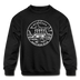 Nebraska Youth Sweatshirt - State Design Youth Nebraska Crewneck Sweatshirt - black