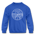 Nevada Youth Sweatshirt - State Design Youth Nevada Crewneck Sweatshirt - royal blue