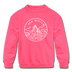 New Mexico Youth Sweatshirt - State Design Youth New Mexico Crewneck Sweatshirt - neon pink