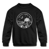 South Carolina Youth Sweatshirt - State Design Youth South Carolina Crewneck Sweatshirt - black