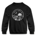South Carolina Youth Sweatshirt - State Design Youth South Carolina Crewneck Sweatshirt - black