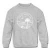 South Carolina Youth Sweatshirt - State Design Youth South Carolina Crewneck Sweatshirt - heather gray