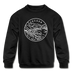 Oregon Youth Sweatshirt - State Design Youth Oregon Crewneck Sweatshirt - black