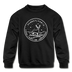 Pennsylvania Youth Sweatshirt - State Design Youth Pennsylvania Crewneck Sweatshirt - black