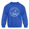 Pennsylvania Youth Sweatshirt - State Design Youth Pennsylvania Crewneck Sweatshirt - royal blue