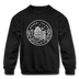 Rhode Island Youth Sweatshirt - State Design Youth Rhode Island Crewneck Sweatshirt - black