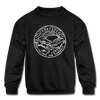 Tennessee Youth Sweatshirt - State Design Youth Tennessee Crewneck Sweatshirt - black
