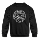 Tennessee Youth Sweatshirt - State Design Youth Tennessee Crewneck Sweatshirt - black