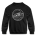 Wisconsin Youth Sweatshirt - State Design Youth Wisconsin Crewneck Sweatshirt - black