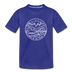 Alaska Youth T-Shirt - State Design Youth Alaska Tee - royal blue