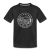 Alabama Youth T-Shirt - State Design Youth Alabama Tee - black