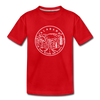 Alabama Youth T-Shirt - State Design Youth Alabama Tee - red