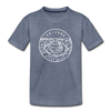 Arizona Youth T-Shirt - State Design Youth Arizona Tee - heather blue