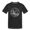 California Youth T-Shirt - State Design Youth California Tee - black
