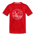 California Youth T-Shirt - State Design Youth California Tee - red