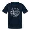 California Youth T-Shirt - State Design Youth California Tee - deep navy