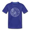 Arkansas Youth T-Shirt - State Design Youth Arkansas Tee - royal blue