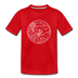 Arkansas Youth T-Shirt - State Design Youth Arkansas Tee - red