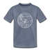 Arkansas Youth T-Shirt - State Design Youth Arkansas Tee - heather blue