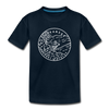 Arkansas Youth T-Shirt - State Design Youth Arkansas Tee - deep navy
