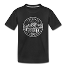 Colorado Youth T-Shirt - State Design Youth Colorado Tee - black