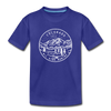 Colorado Youth T-Shirt - State Design Youth Colorado Tee - royal blue