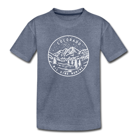Colorado Youth T-Shirt - State Design Youth Colorado Tee