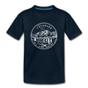 Colorado Youth T-Shirt - State Design Youth Colorado Tee - deep navy