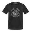 Connecticut Youth T-Shirt - State Design Youth Connecticut Tee - black