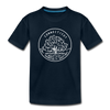 Connecticut Youth T-Shirt - State Design Youth Connecticut Tee - deep navy