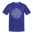 Delaware Youth T-Shirt - State Design Youth Delaware Tee - royal blue