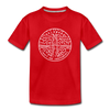 Delaware Youth T-Shirt - State Design Youth Delaware Tee - red