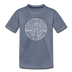 Delaware Youth T-Shirt - State Design Youth Delaware Tee - heather blue