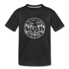 Florida Youth T-Shirt - State Design Youth Florida Tee - black