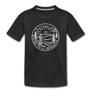 Georgia Youth T-Shirt - State Design Youth Georgia Tee - black