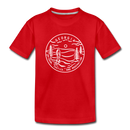 Georgia Youth T-Shirt - State Design Youth Georgia Tee - red