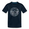 Georgia Youth T-Shirt - State Design Youth Georgia Tee - deep navy