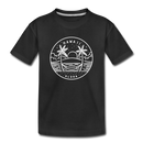 Hawaii Youth T-Shirt - State Design Youth Hawaii Tee - black