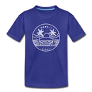 Hawaii Youth T-Shirt - State Design Youth Hawaii Tee - royal blue