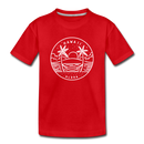 Hawaii Youth T-Shirt - State Design Youth Hawaii Tee - red