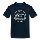 Hawaii Youth T-Shirt - State Design Youth Hawaii Tee - deep navy