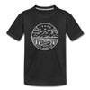 Idaho Youth T-Shirt - State Design Youth Idaho Tee - black
