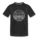 Idaho Youth T-Shirt - State Design Youth Idaho Tee - black