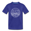 Idaho Youth T-Shirt - State Design Youth Idaho Tee - royal blue