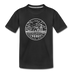 Iowa Youth T-Shirt - State Design Youth Iowa Tee - black
