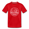 Iowa Youth T-Shirt - State Design Youth Iowa Tee - red