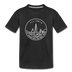 Illinois Youth T-Shirt - State Design Youth Illinois Tee - black