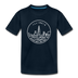Illinois Youth T-Shirt - State Design Youth Illinois Tee - deep navy