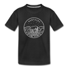 Kentucky Youth T-Shirt - State Design Youth Kentucky Tee - black