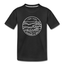 Indiana Youth T-Shirt - State Design Youth Indiana Tee - black